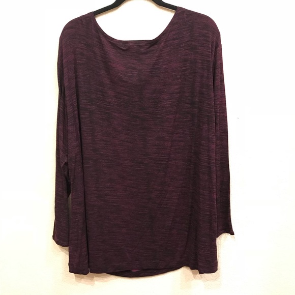 Sejour Purple & Black Top From Nordstrom 🍷 - Picture 2 of 8